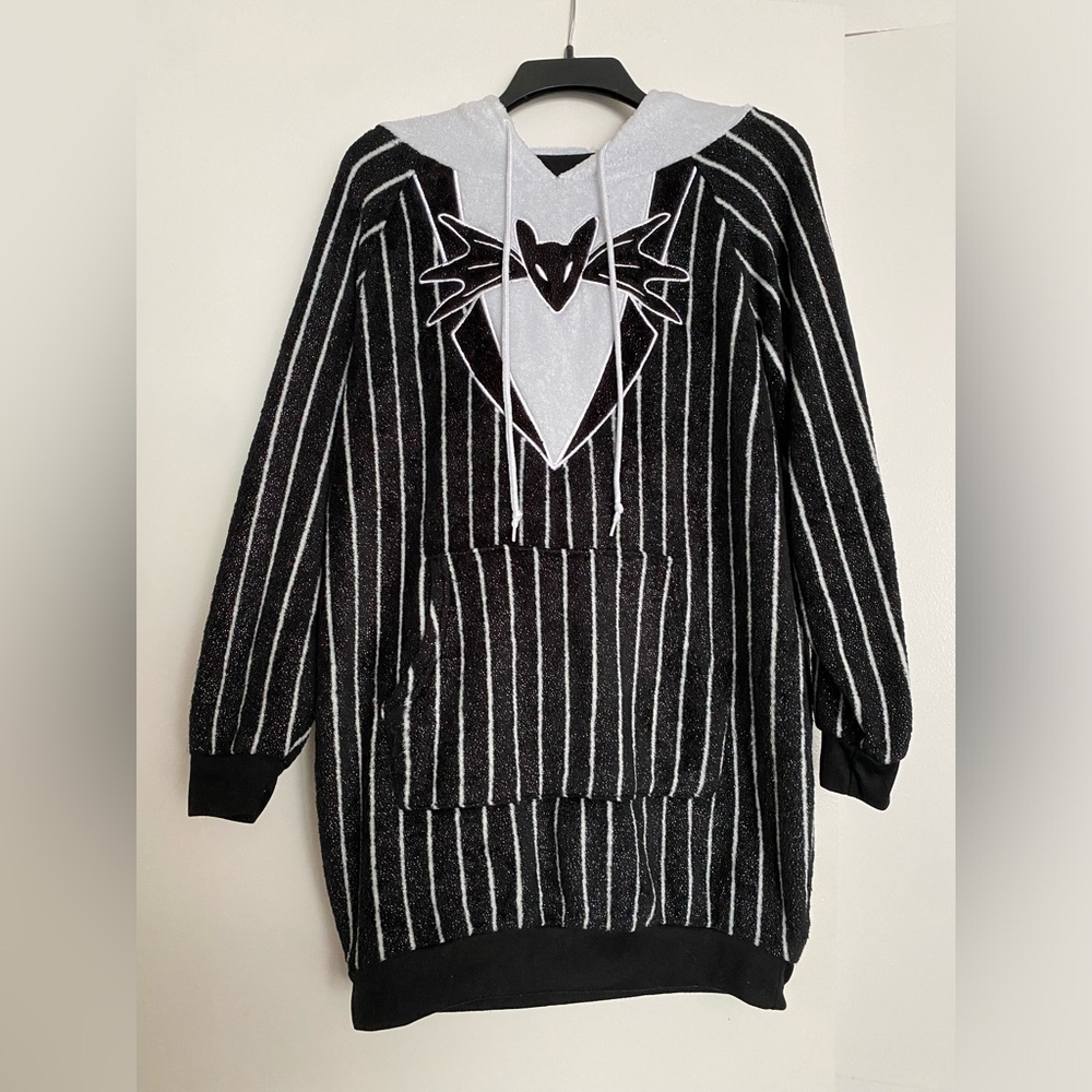 The Nightmare Before Christmas Jack Skellington Lounger Hoodie M